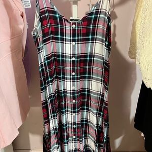 Cute Plaid A-Line Dress!